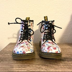 Floral Doc Martens size 9